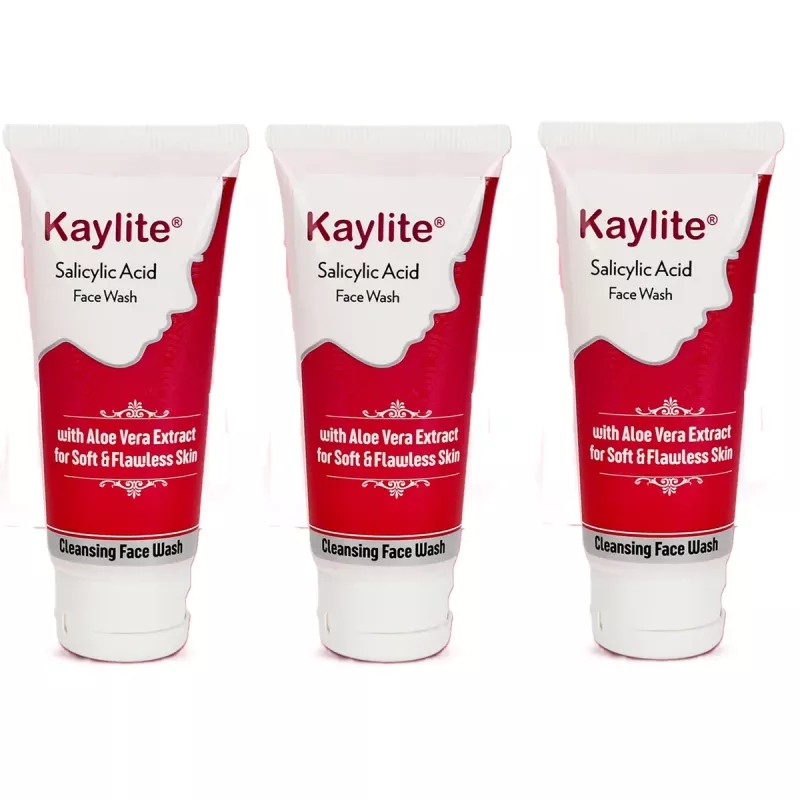 Kaylite Aloe Vera Face Wash (60ml, Pack of 3)