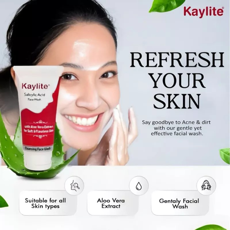 Kaylite Aloe Vera Face Wash (60ml, Pack of 3)
