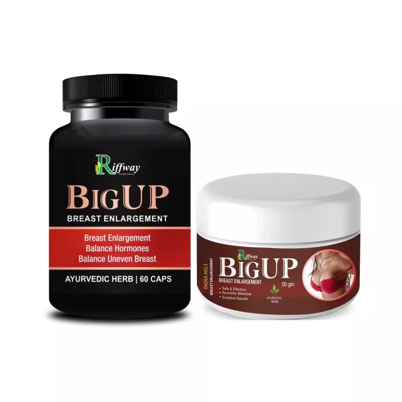 Riffway Big Up Capsules + Big Up Cream (60Cap + Cream 50g) (1Pack)