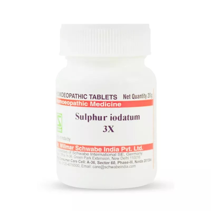 Willmar Schwabe India Sulphur Iodatum 3X (20g)