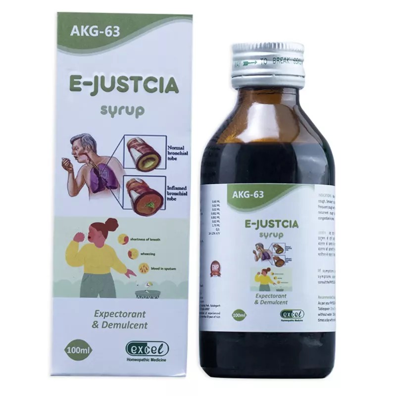Excel E Justcia Syrup (100ml)