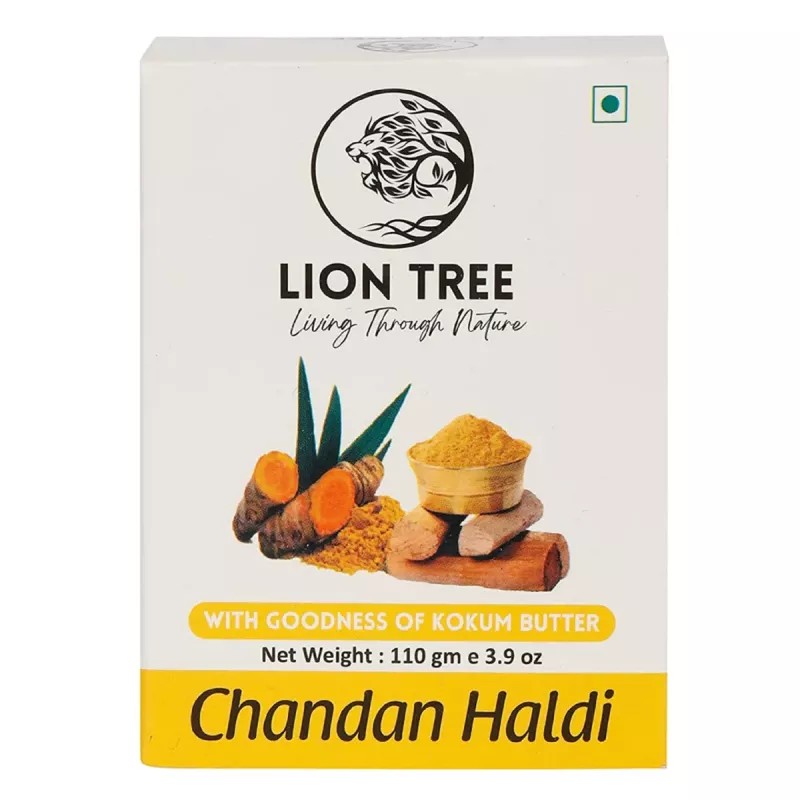 Lion Tree Chandan Haldi Soap With Goodness Of Kokum Butter (110g)