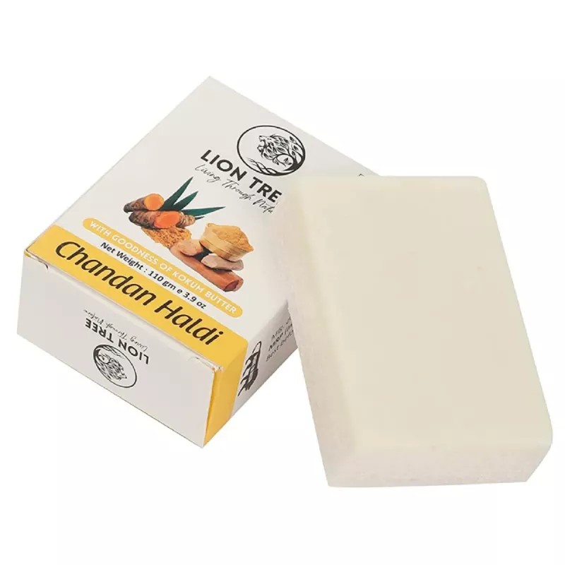 Lion Tree Chandan Haldi Soap With Goodness Of Kokum Butter (110g)