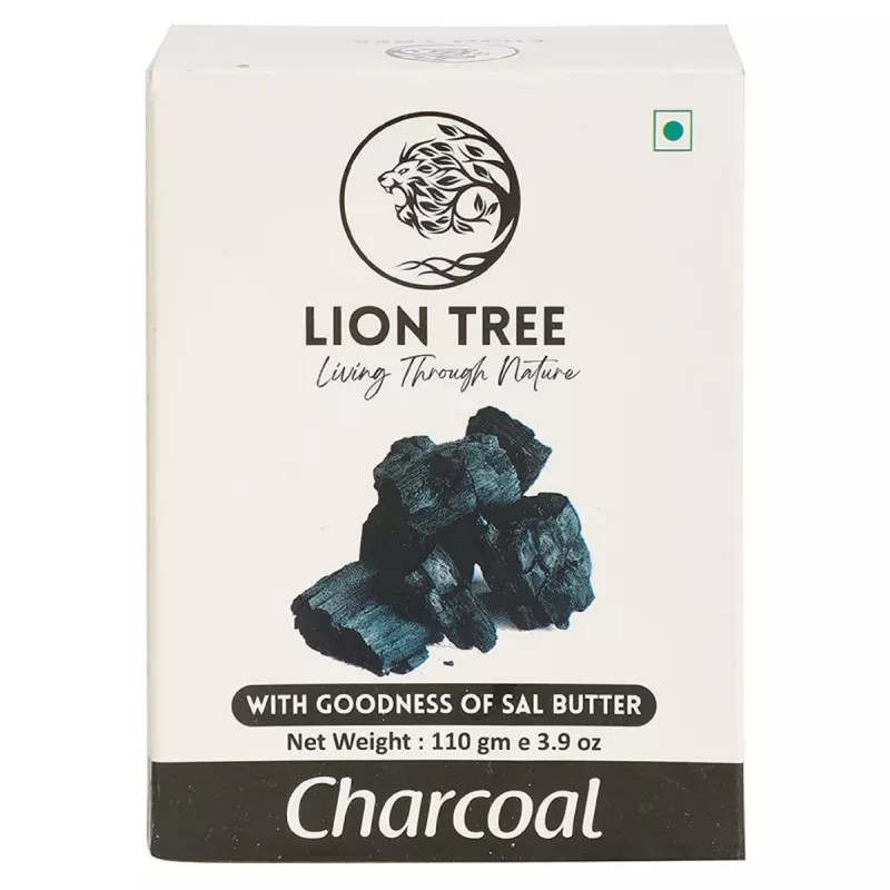 Lion Tree Charcoal Soap With Goodness Of Sal Butter (110g)