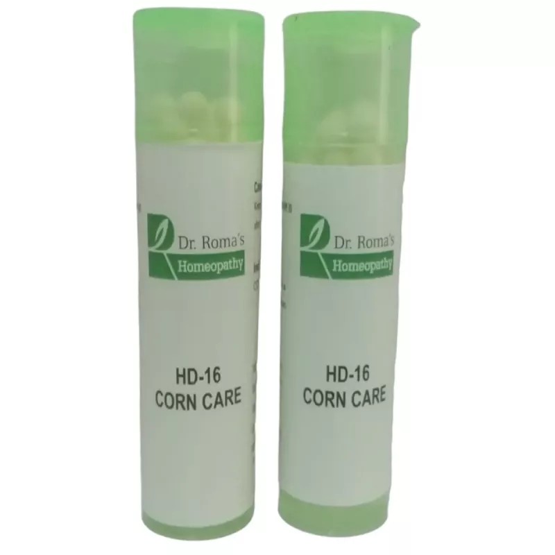 Dr Romas Homeopathy HD-16 Corn Care (2 Bottles of 2 Dram) (16g)