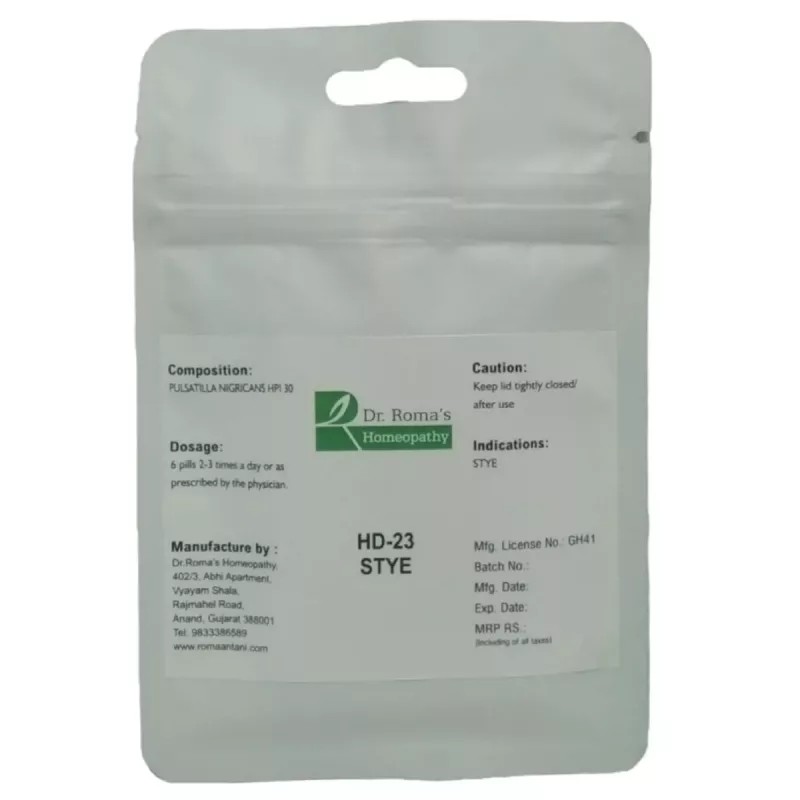 Dr Romas Homeopathy HD-23 Stye (2 Bottles of 2 Dram) (16g)