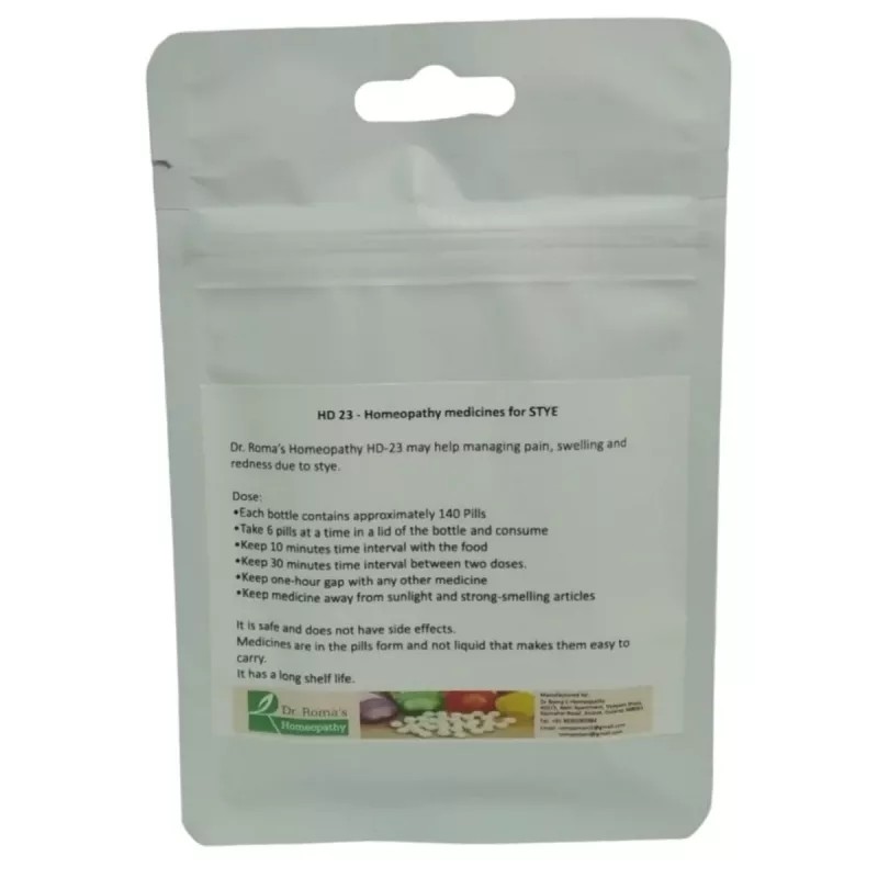 Dr Romas Homeopathy HD-23 Stye (2 Bottles of 2 Dram) (16g)