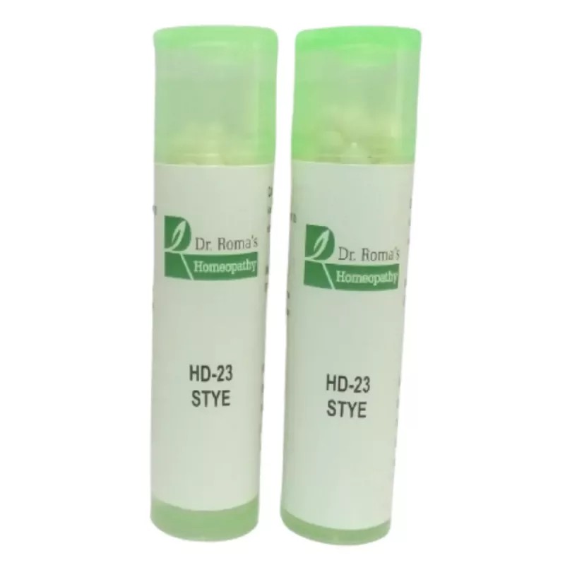 Dr Romas Homeopathy HD-23 Stye (2 Bottles of 2 Dram) (16g)