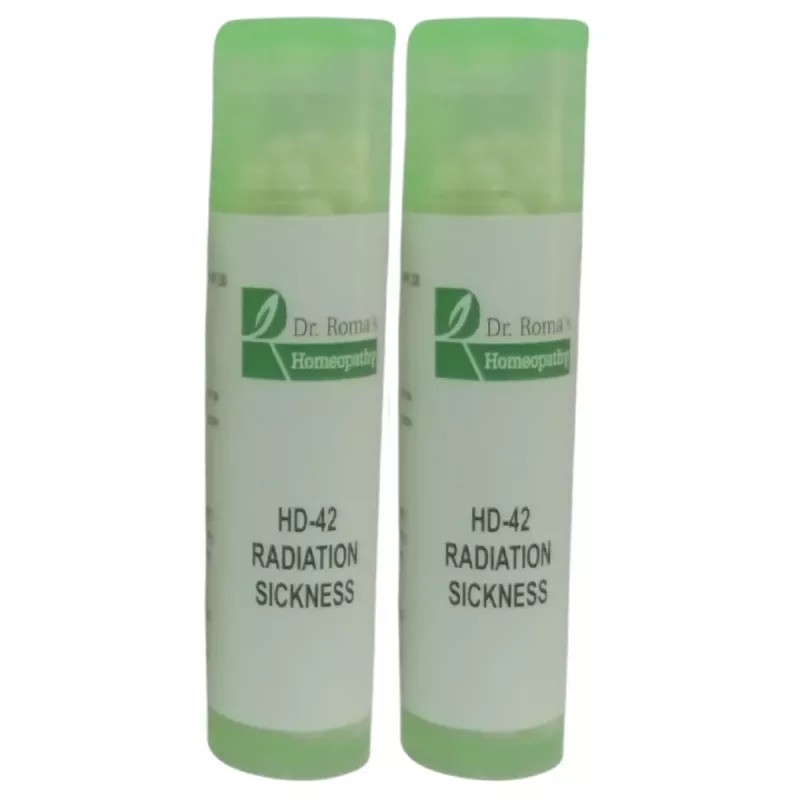 Dr Romas Homeopathy HD-42 Radiation Sickness (2 Bottles of 2 Dram) (16g)