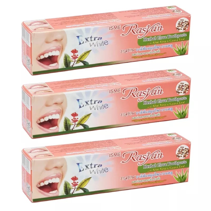 ISME Rasyan Herbal Clove Toothpaste (30g, Pack of 3)