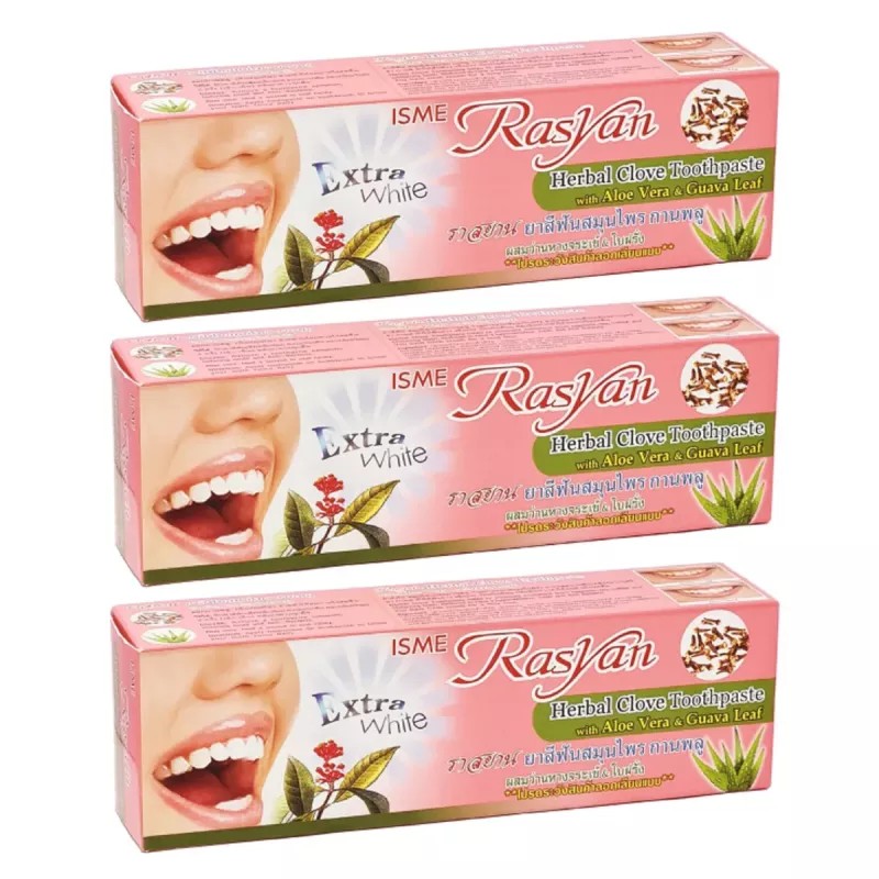 ISME Rasyan Herbal Clove Toothpaste (100g, Pack of 3)