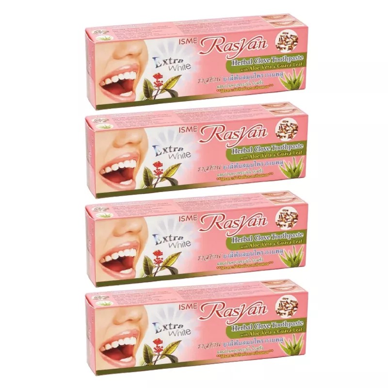 ISME Rasyan Herbal Clove Toothpaste (100g, Pack of 4)