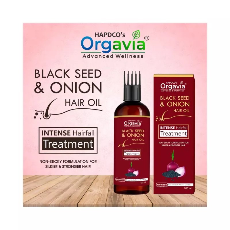 Orgavia Blackseed & Onion Hair Oil (100ml)