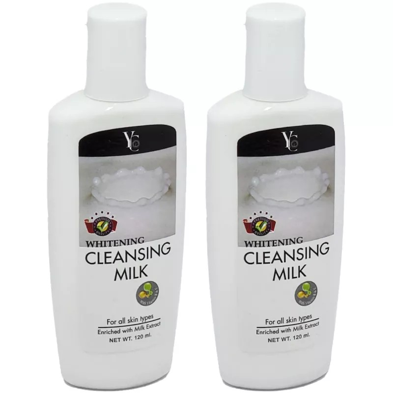 YC Whitening Cleansing Milk (120ml, Pack of 2)