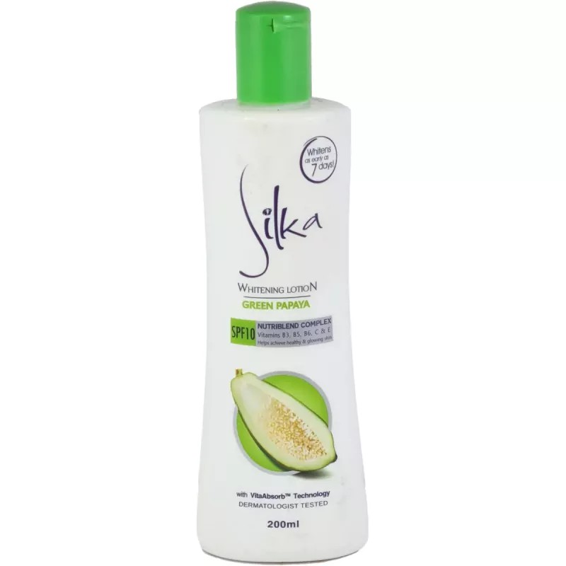 Silka Green Papaya Whitening lotion (200ml)