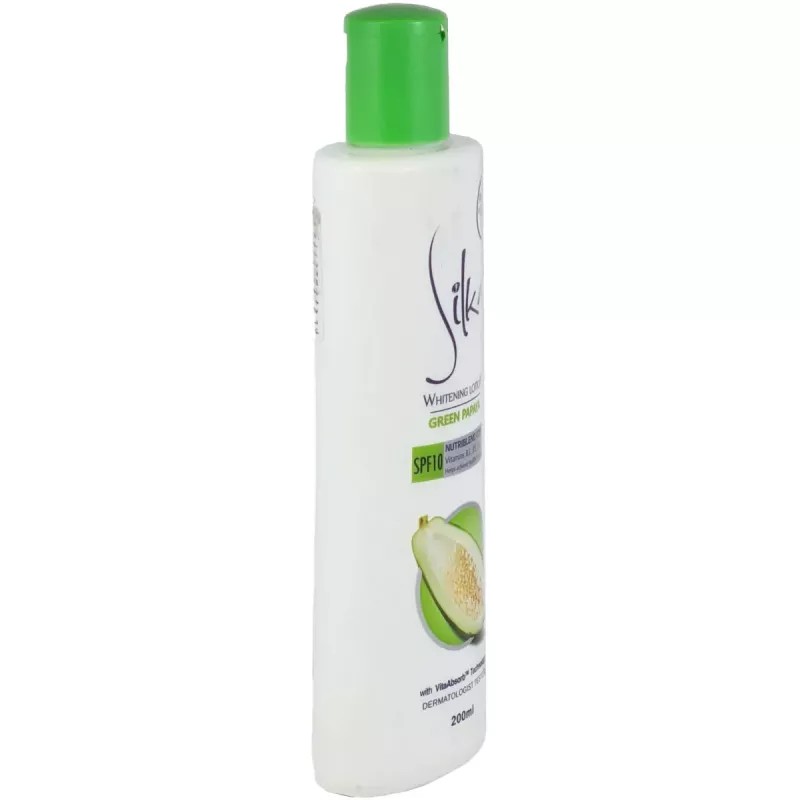 Silka Green Papaya Whitening lotion (200ml, Pack of 3)