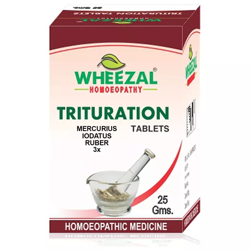 Wheezal Mercurius Iodatus Ruber 3X (25g)