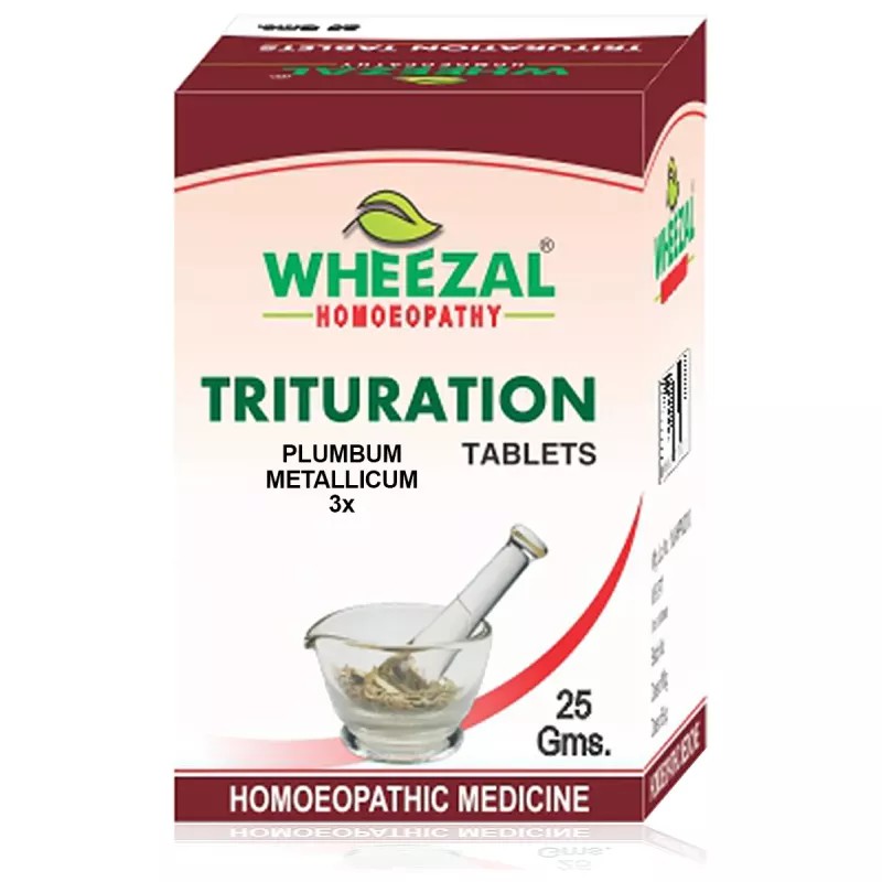 Wheezal Plumbum Metallicum 3X (25g)