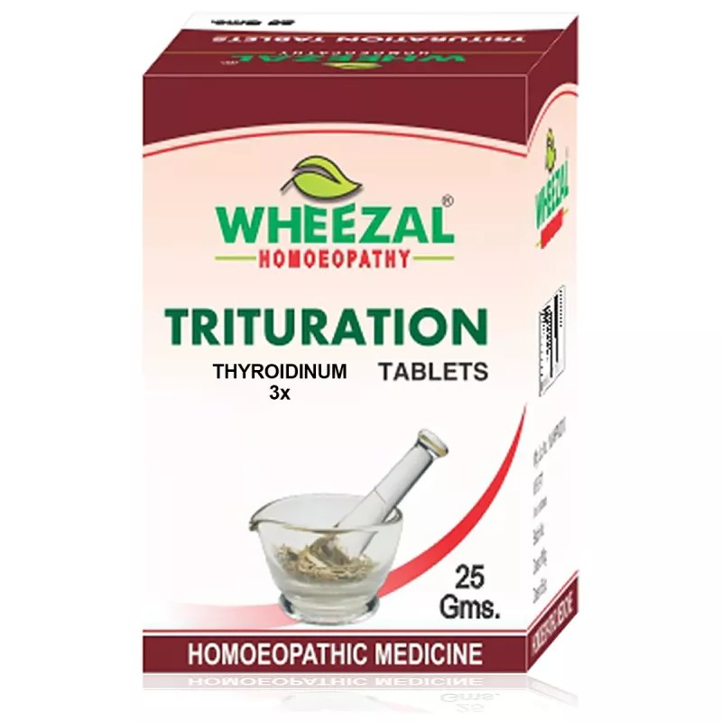 Wheezal Thyroidinum 3X (25g)