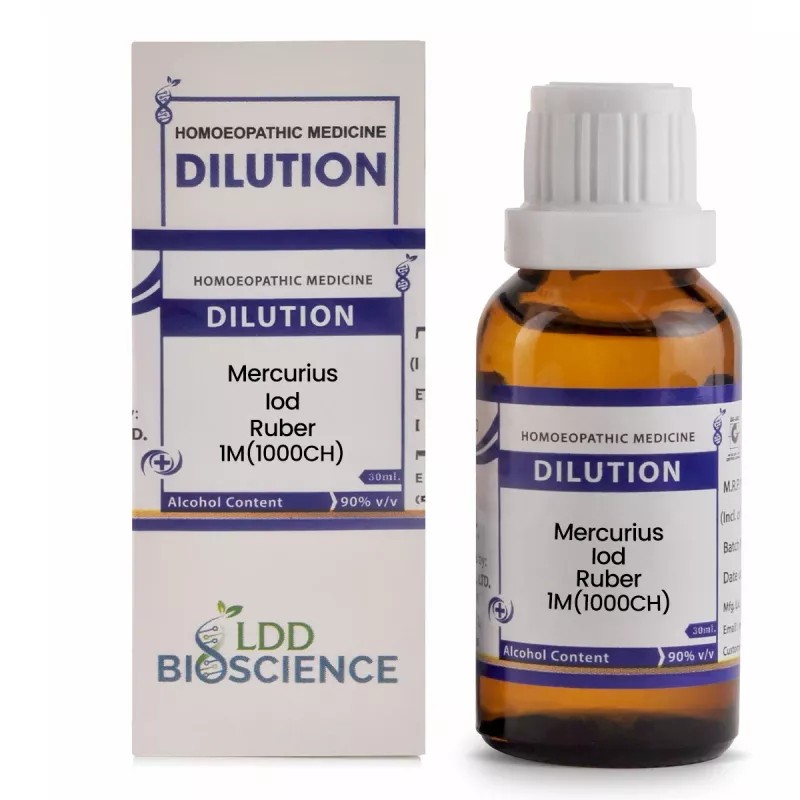 LDD Bioscience Mercurius Iod Ruber 1M (1000 CH) (30ml)