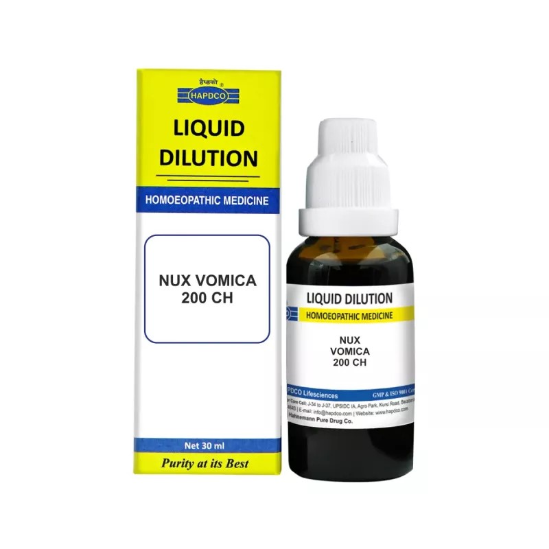 HAPDCO Nux Vomica 200 CH (30ml)