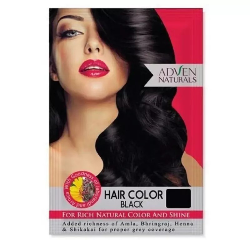 Adven Hair Color Black (30g)