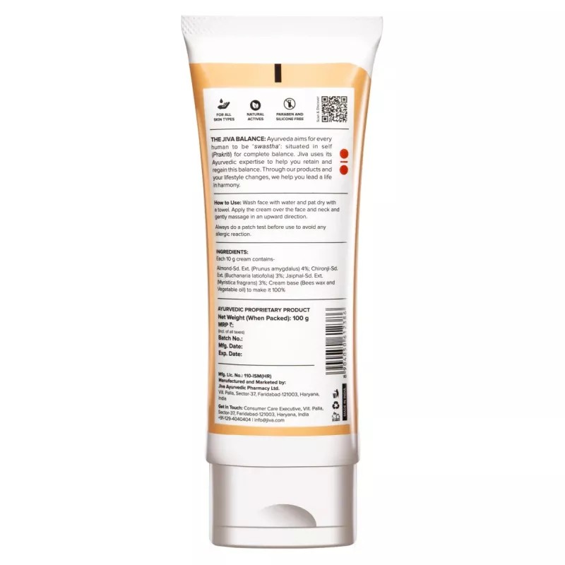 Jiva Ayurveda Almond Cream (100g, Pack of 2)