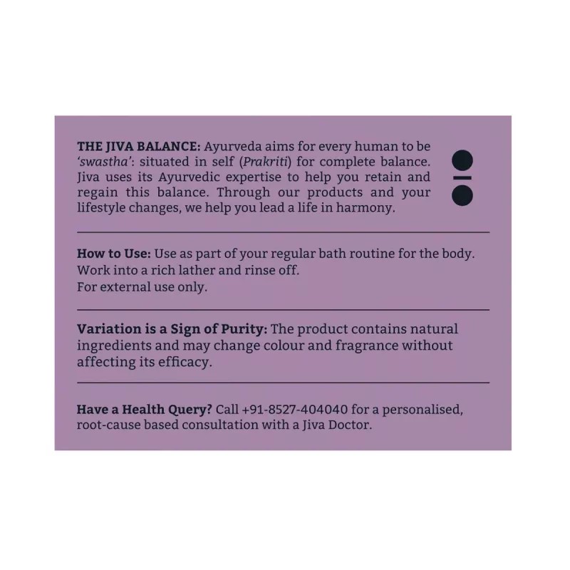 Jiva Ayurveda Basil Soap (100g, Pack of 8)