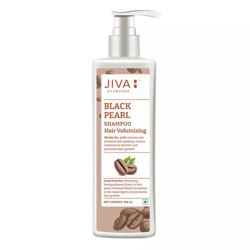 Jiva Ayurveda Black Pearl Shampoo (200ml, Pack of 2)