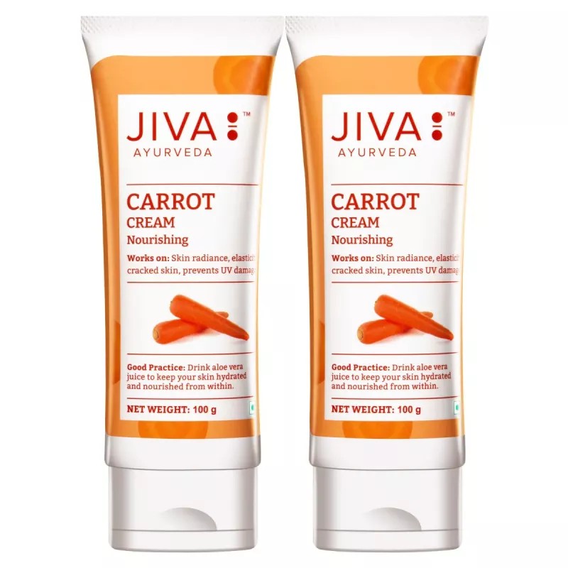 Jiva Ayurveda Carrot Cream (100g, Pack of 2)