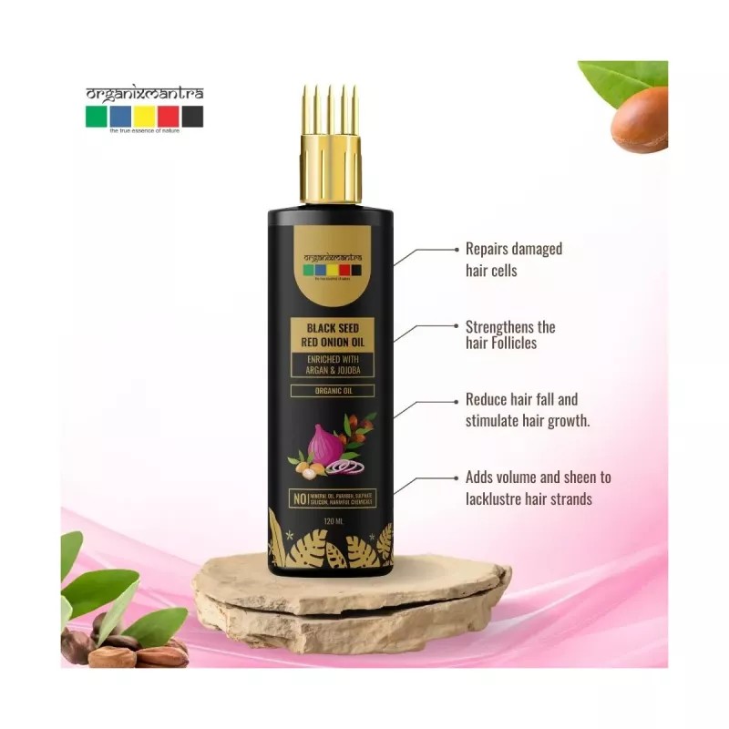 Organix Mantra Black Seed Red Onion Oil (120ml)