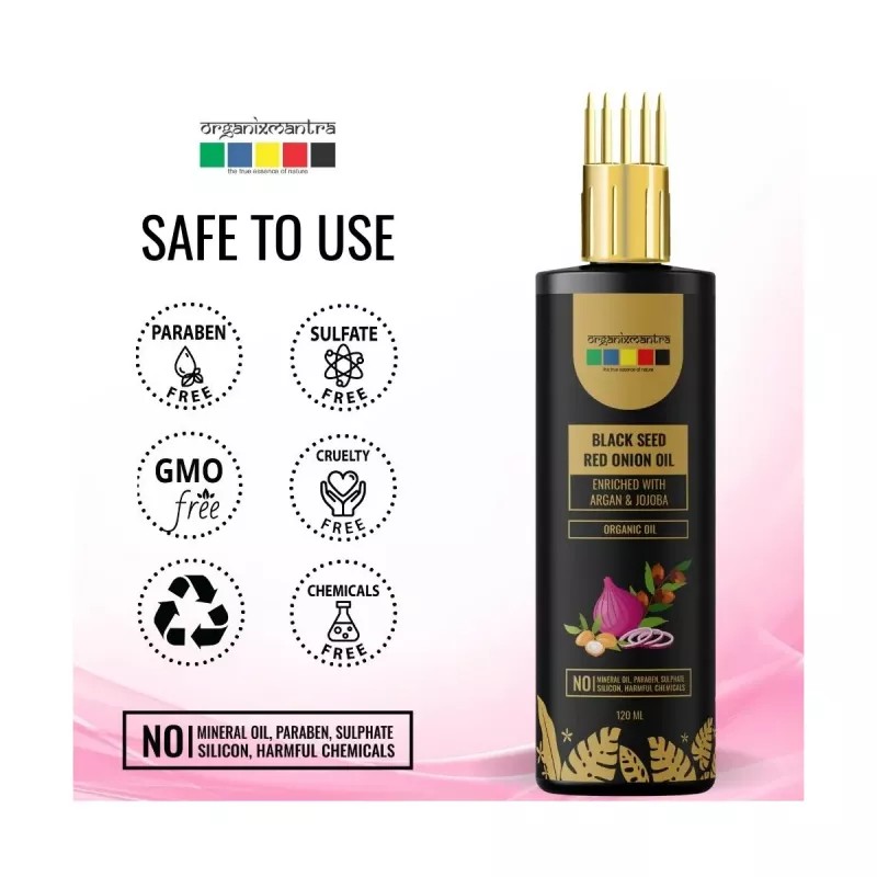 Organix Mantra Black Seed Red Onion Oil (120ml)