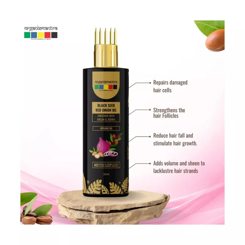 Organix Mantra Black Seed Red Onion Oil (250ml)