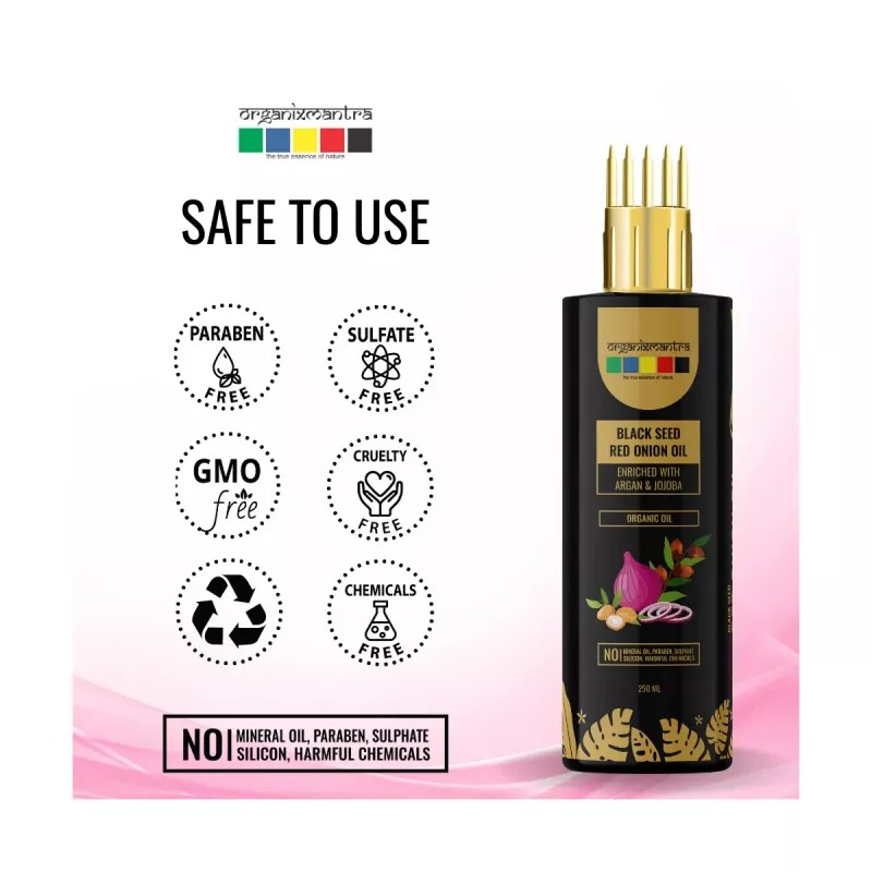 Organix Mantra Black Seed Red Onion Oil (250ml)
