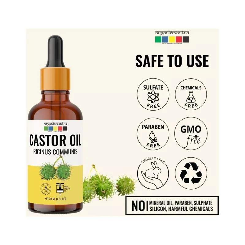 Organix Mantra Castor Oil For Hair (30ml, Pack of 2)