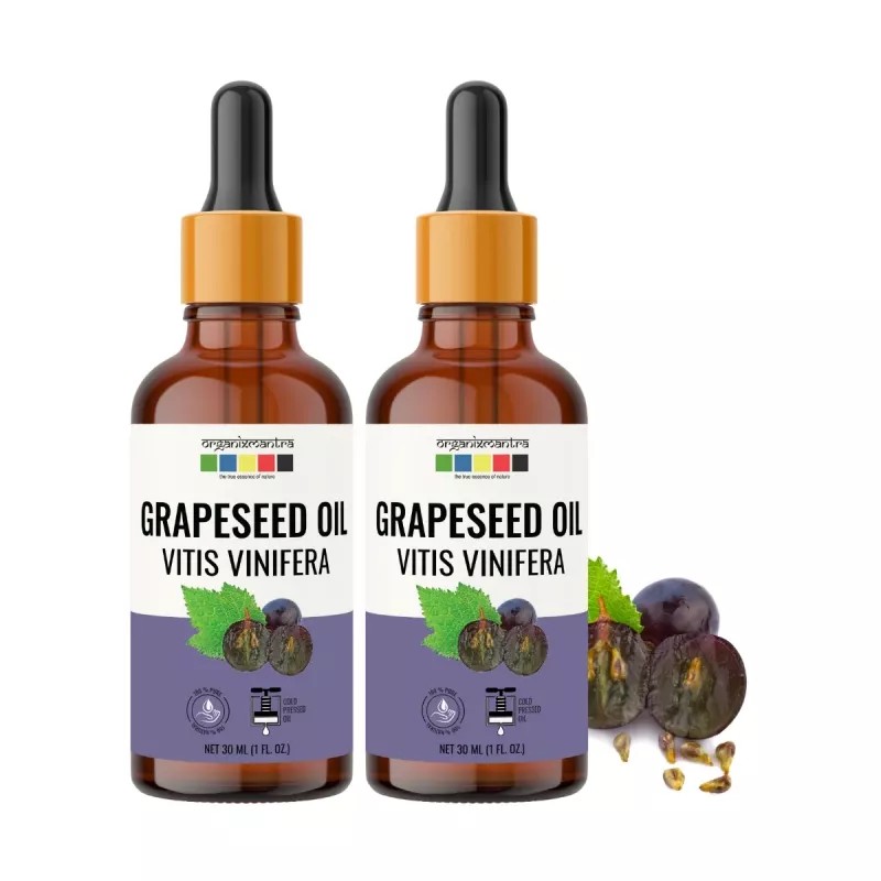 Organix Mantra Grapeseed Oil (30ml, Pack of 2)