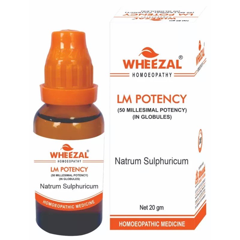 Wheezal Natrum Sulphuricum LM 0/27 (20g)