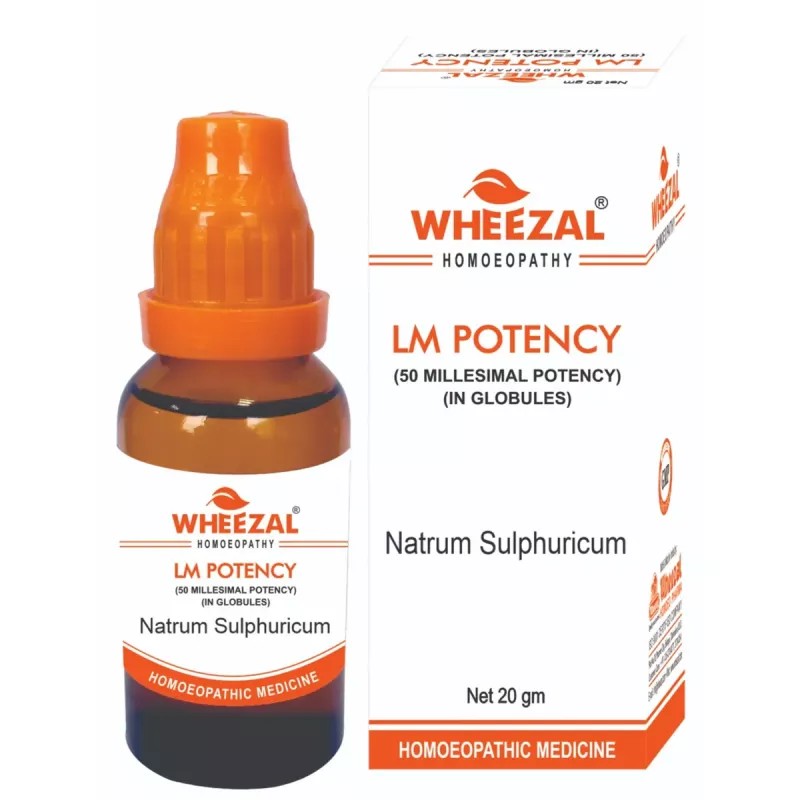 Wheezal Natrum Sulphuricum LM 0/24 (20g)
