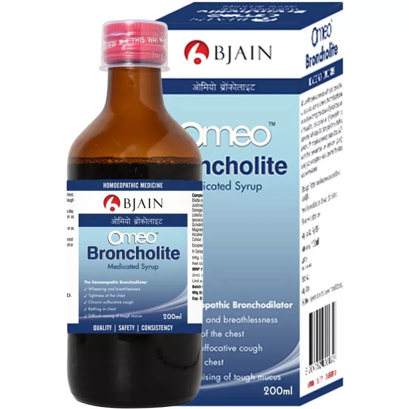 BJain Omeo Broncholite Syrup (200ml)