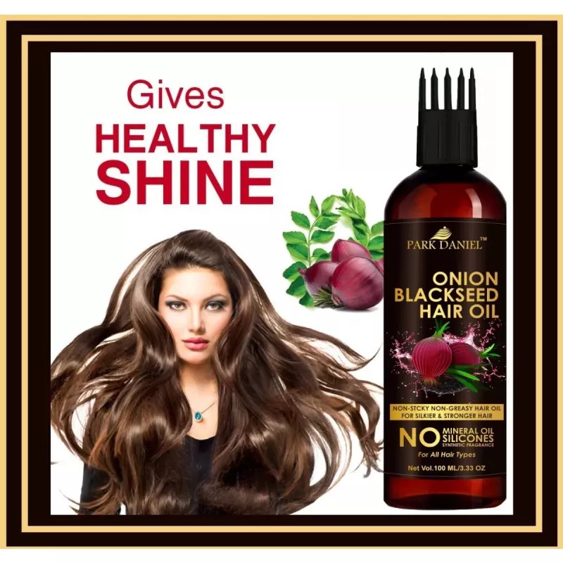 Park Daniel Onion Blackseed Hair Oil (100ml, Pack of 3)