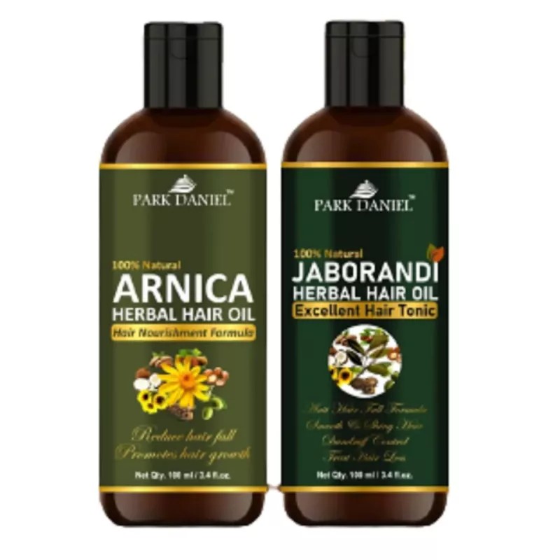 Park Daniel Arnica Herbal Hair Oil + Jaborandi Herbal Hair Oil Combo (100ml Each) (1Pack)