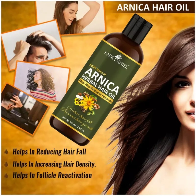 Park Daniel Arnica Herbal Hair Oil + Jaborandi Herbal Hair Oil Combo (100ml Each) (1Pack)
