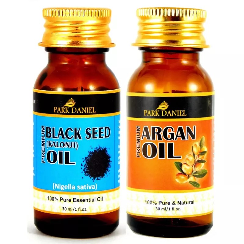 Park Daniel Premium Argan & Black Seed Oil (Each 30ml) (1Pack)