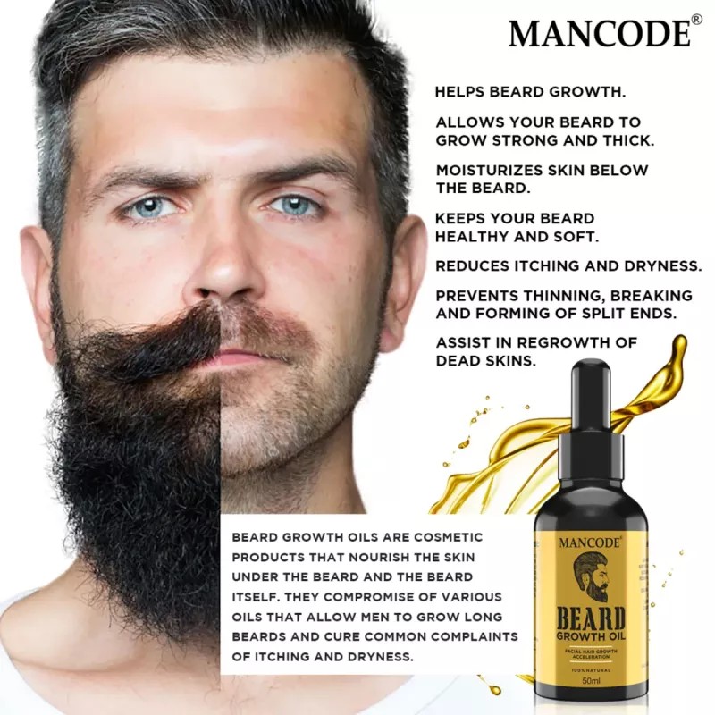 Mancode Beard Growth Oil (50ml)