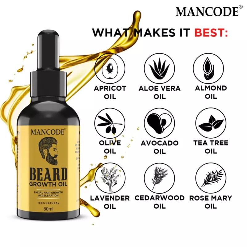 Mancode Beard Growth Oil (50ml)