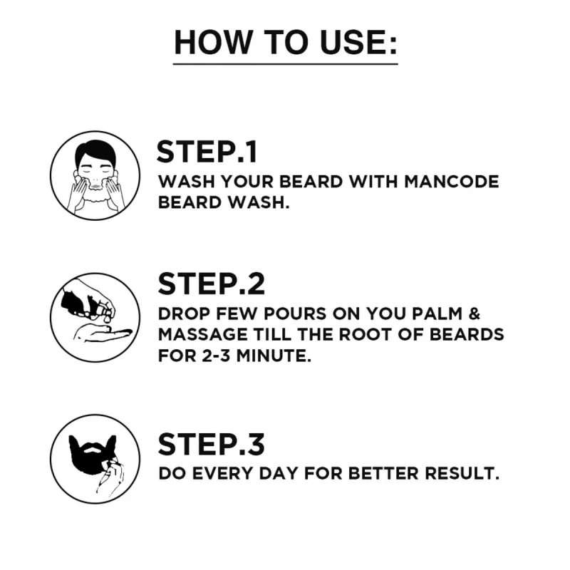 Mancode Beard Growth Oil (50ml)