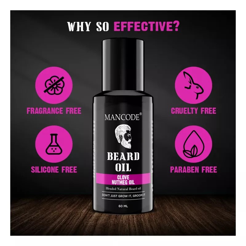 Mancode Beard Oil Clove & Nutmeg (60ml)