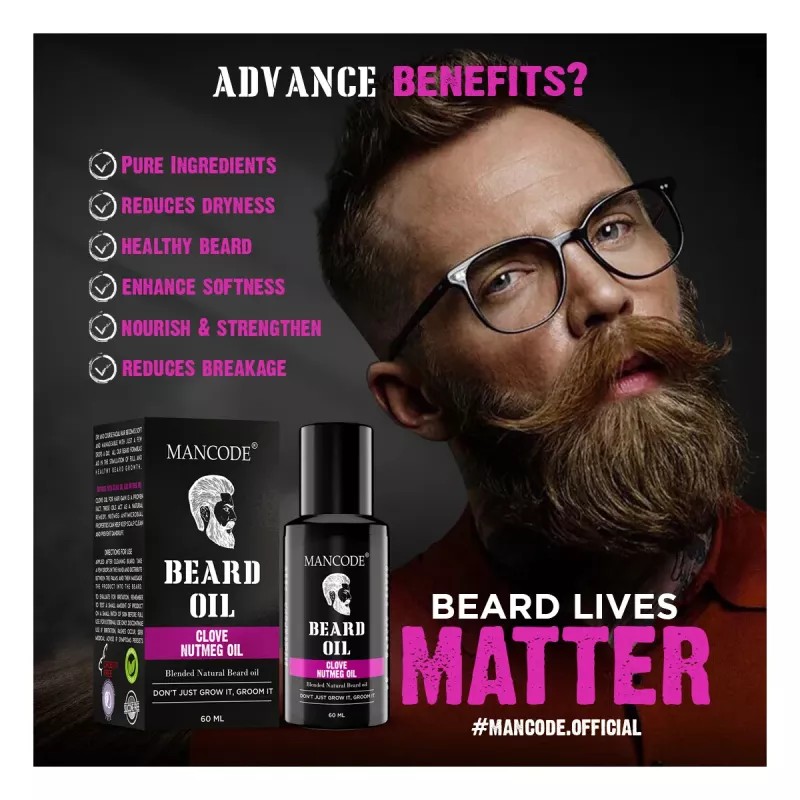 Mancode Beard Oil Clove & Nutmeg (60ml)