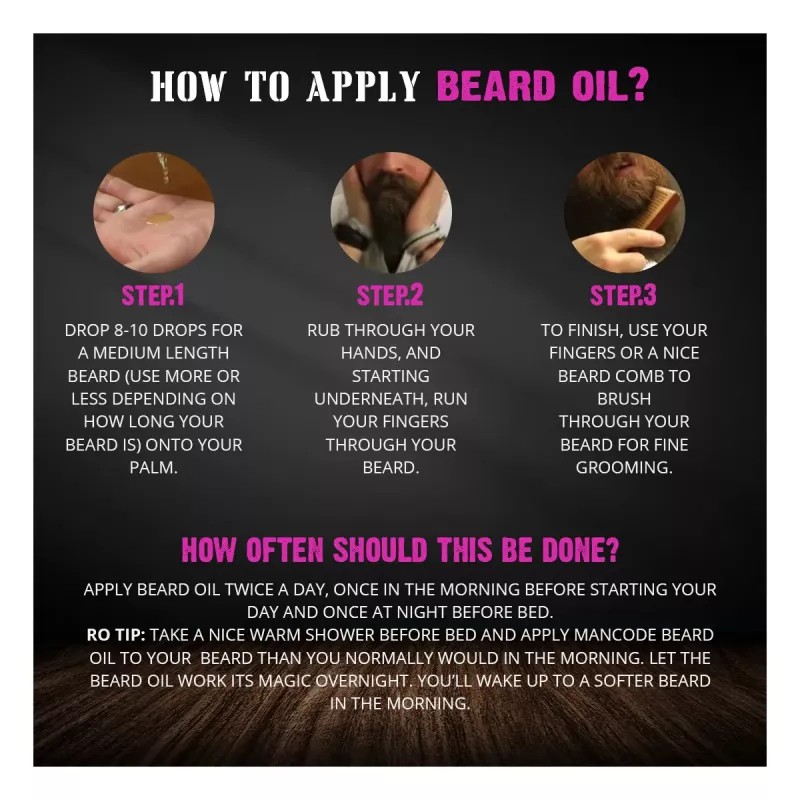 Mancode Beard Oil Clove & Nutmeg (60ml)