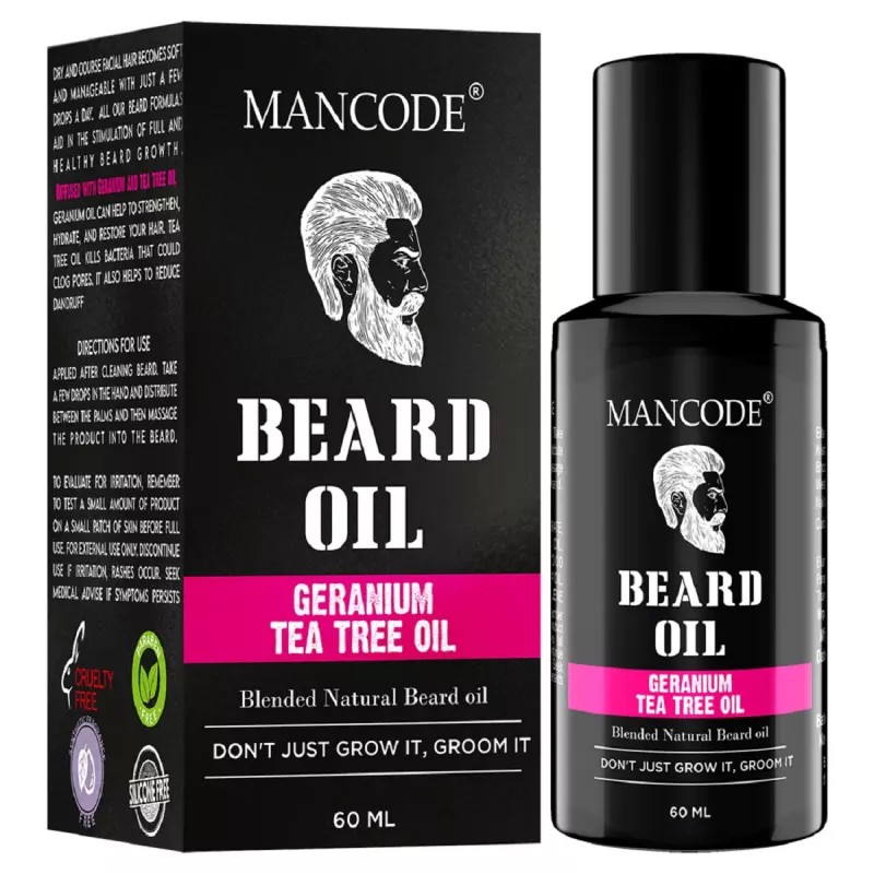 Mancode Beard Oil Germanium & Tea Tree (60ml)